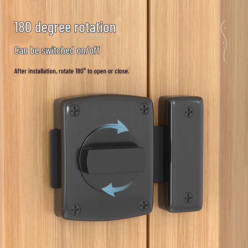 Zinc Alloy Anti-theft Sliding Door Lock with Rotating Bolt
