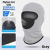 Ice Silk Sun Protection Mask Adjustable Sunscreen Full Face Cover Children Balaclava Hat  Summer