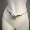 Waist Chains Butterfly Elegant Belly Chain Fashion Advanced Waist Accessory Versatile Hip Chain for Women