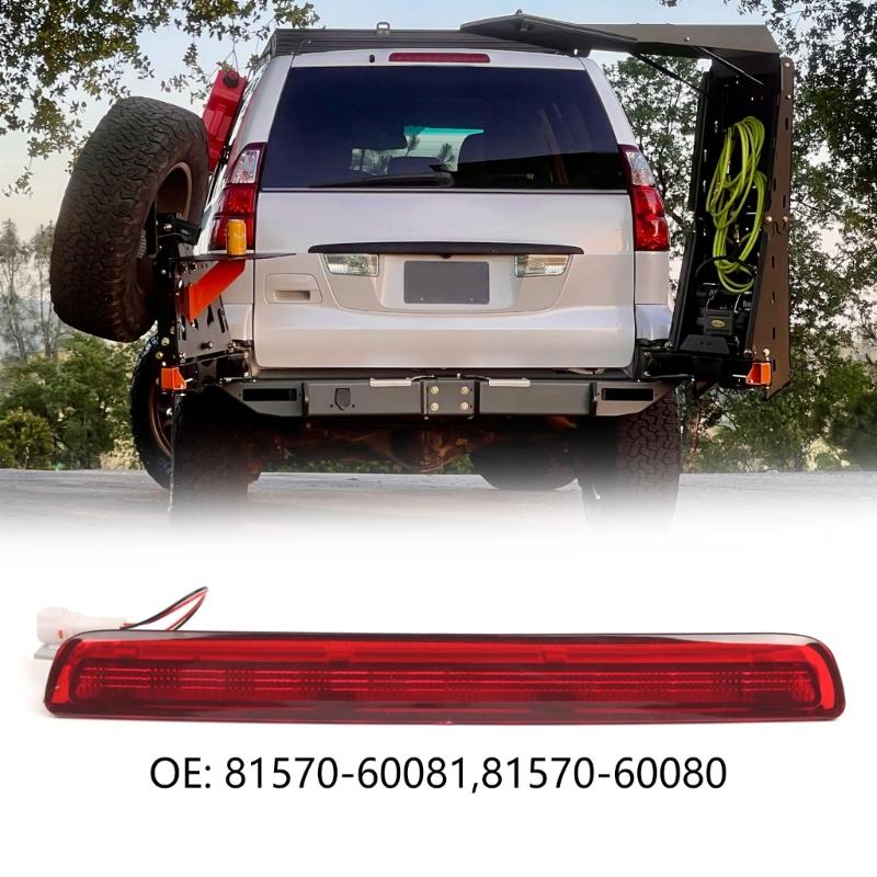 3rd Brake Lamp Replacement High Mount LED Tail Rear Brake Light for 2003-2009 Auto Accessory 81570-60081 81570-60080