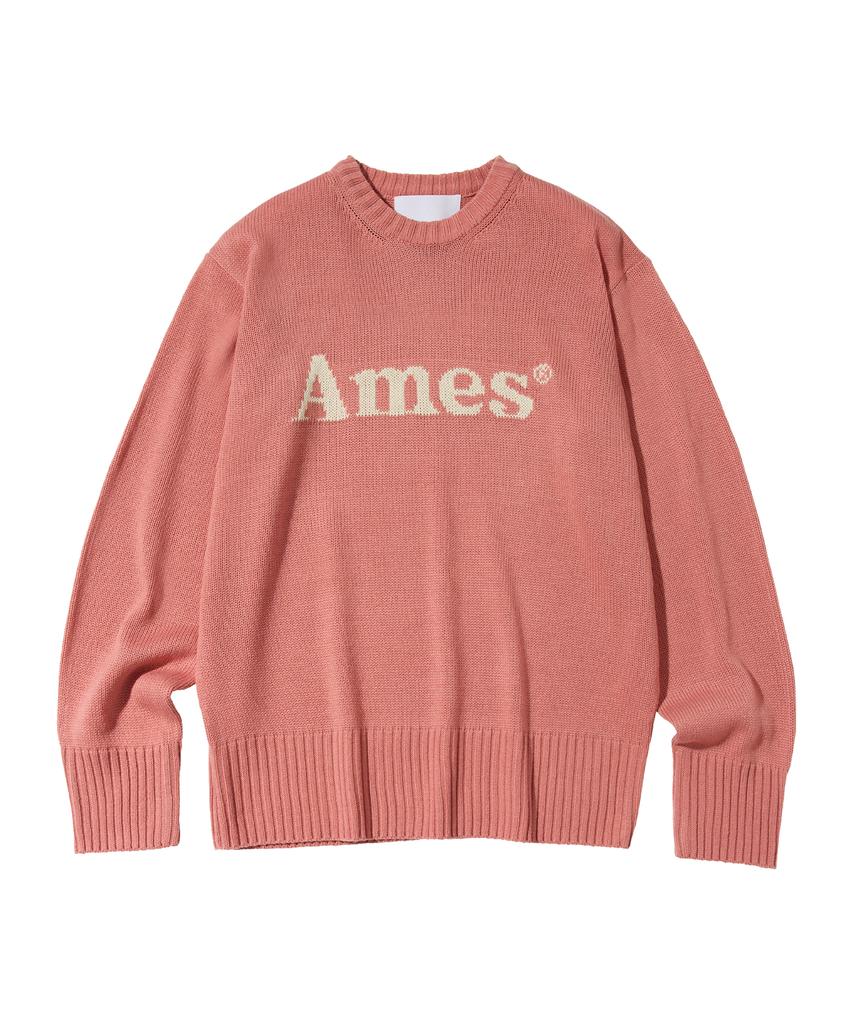 AMES-WORLDWIDE Basic Pullover Knit Pink