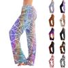 Women's Casual Drawstring Pants with Halloween Print Pattern