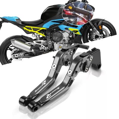 XIAXIA Für S1000RR S1000R 2025 Verstellbarer Klapp-Roller Bremskupplungshebel Griff s1000rr s1000r