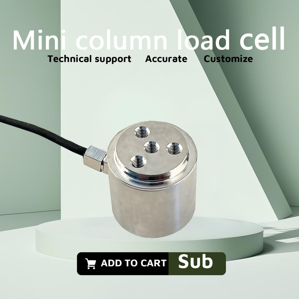 BENGBUZZYQ 0-200kg Button Load Cell Weight Sensor 2.0mV/V High Precision Compression Force Transducer for Industrial Use
