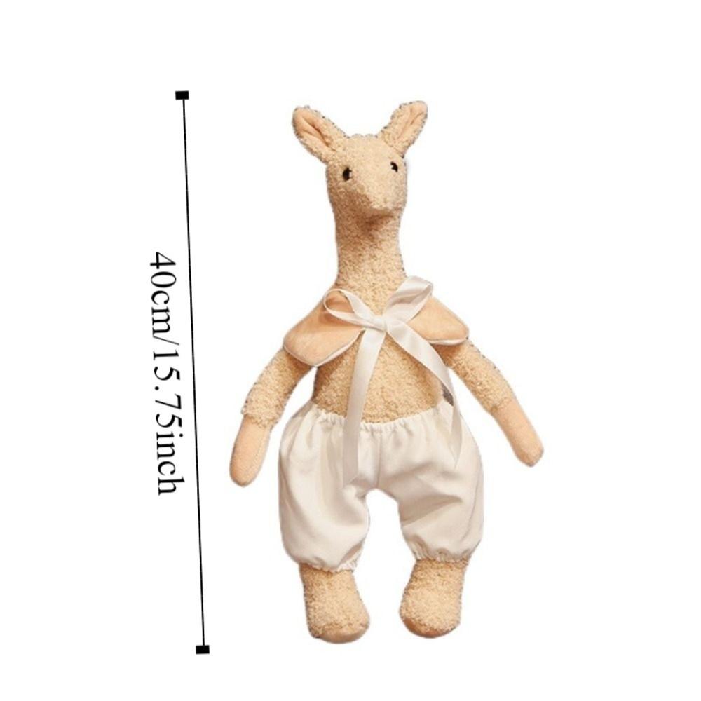 Interactive Stuffed Animal Giraffe Doll Handmade Children Stuffed Alpaca Doll  Birthday Parties