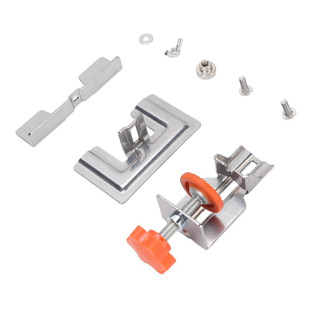 Cabinet Door Mounting Jig with Base Stainless Steel Adjustable Support Arm Door Installation