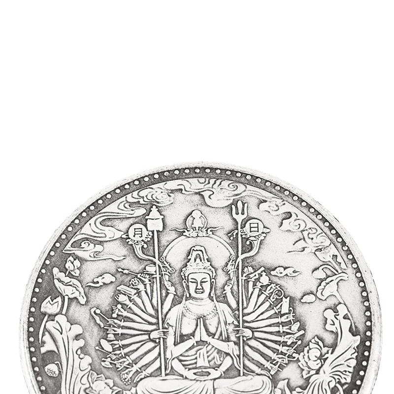 Tibet Ancient Coins Collection Thousand Hand Guanyin Commemorative Coins