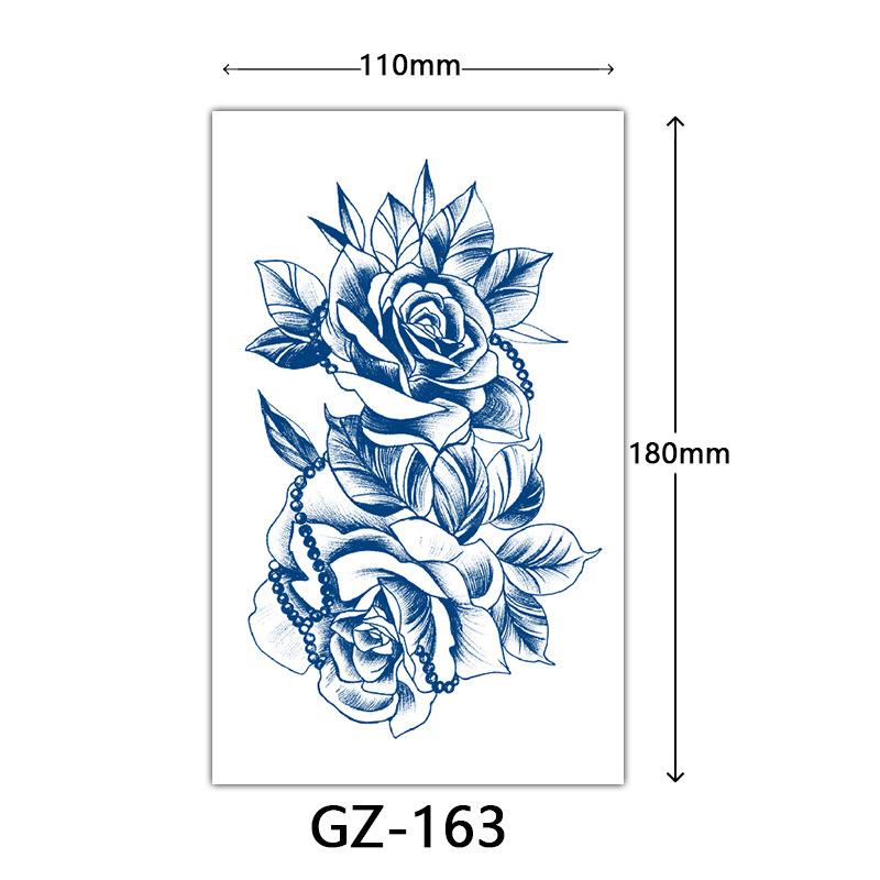 Herbal Semi-Permanent Tattoo Sticker, Animal English Totem Tattoo Sticker, Sweat-Proof Waterproof Tattoo