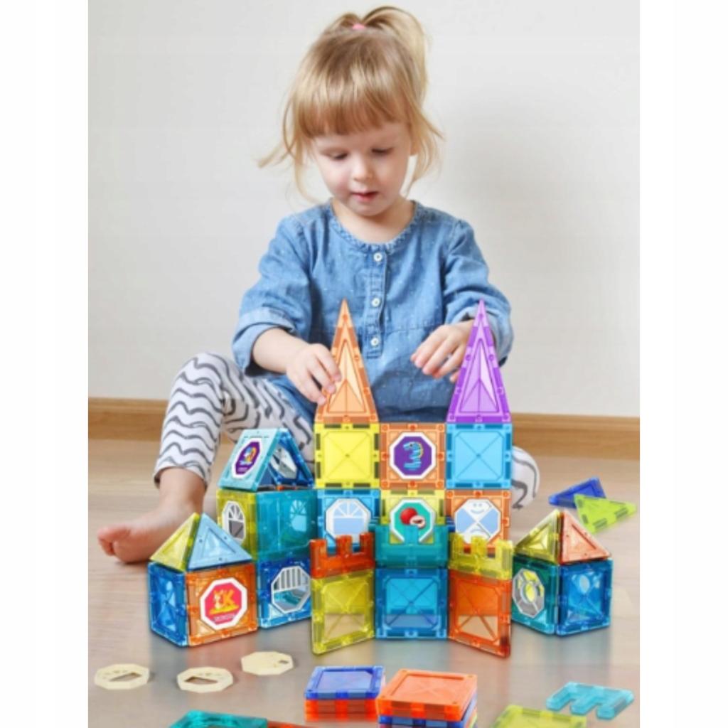 Magnetic Blocks For Children 3D Educational Large Smart Ball Track 138El
