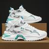 Men's Shoes Autumn New High-top Sports Shoes Men's Trend Versatile White Shoes Inner Height Increase Casual Running Shoes