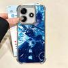Bleach Kuchiki Rukia Plating Phone Case For Xiaomi Redmi Note 14 15 Pro Plus 13 12 11 11S 11T 10 9S 9 5G Anti-Fall Airabag Cover