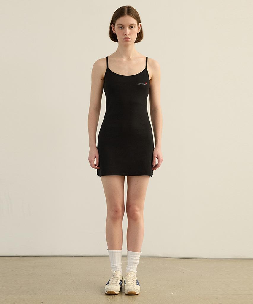 AVAM HOME Flower Jersey Sleeveless Onepiece Black