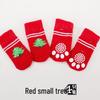 Four Seasons Non-Slip Pet Socks with Big-Eyed Cartoon Design