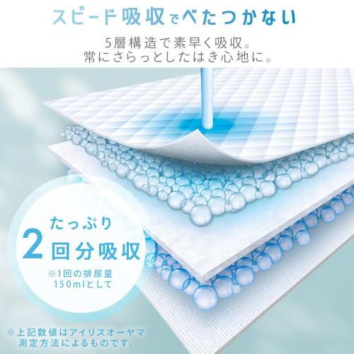 IRIS OHYAMA Refill Comfortable Underwear Adult Diapers, Large Size, 2-Use Absorption Capacity, 32 Diapers (NAD-L32-2)