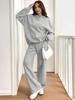 2-Piece Women's Casual Warm Lined Hoodie & Pants Set - Autumn/Winter Sportswear