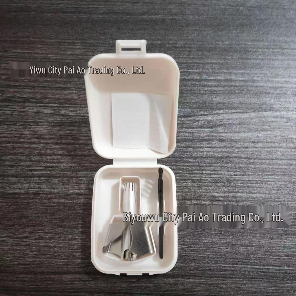 Stainless Steel Manual Nostril Hair Trimmer for Men