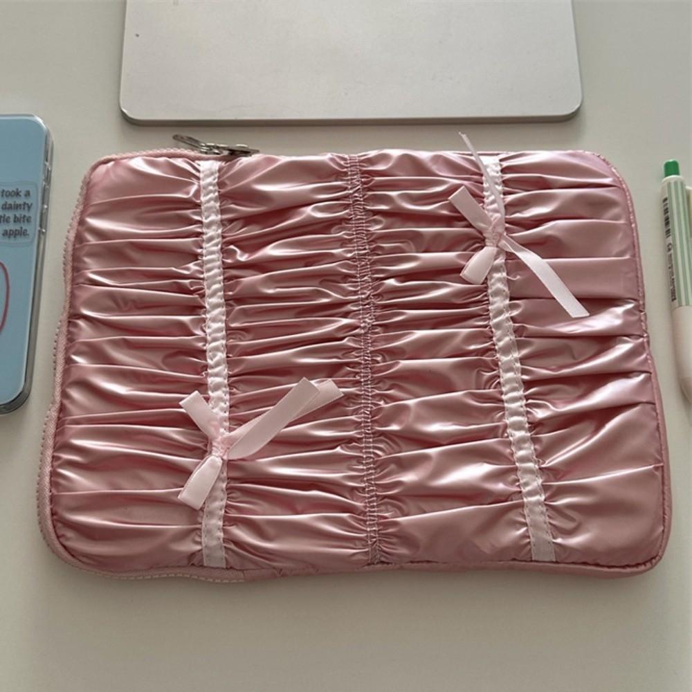Waterproof Portable Laptop Bags Bow Notebook Sleeve Simple Laptop Case Women's Bag