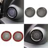 For Dodge Durango 2011-2024 Black Steel A Pillar Speaker Sound Cover Trim 2PCS