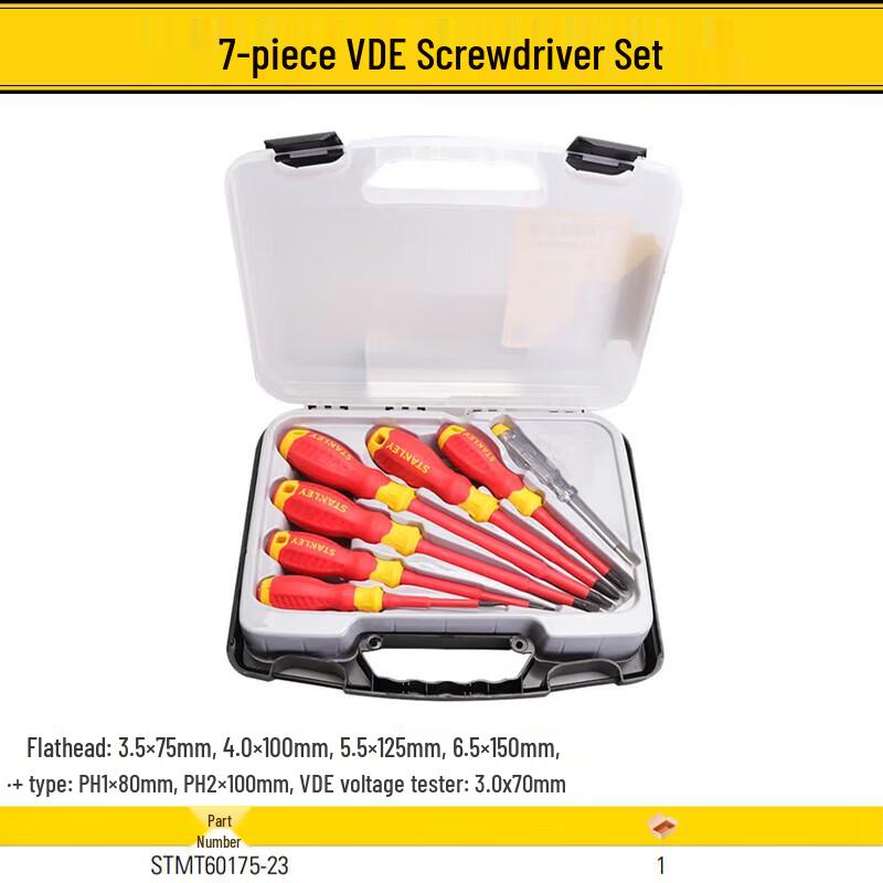 STANLEY STMT60175-23 7-Piece Insulated Screwdriver Set
