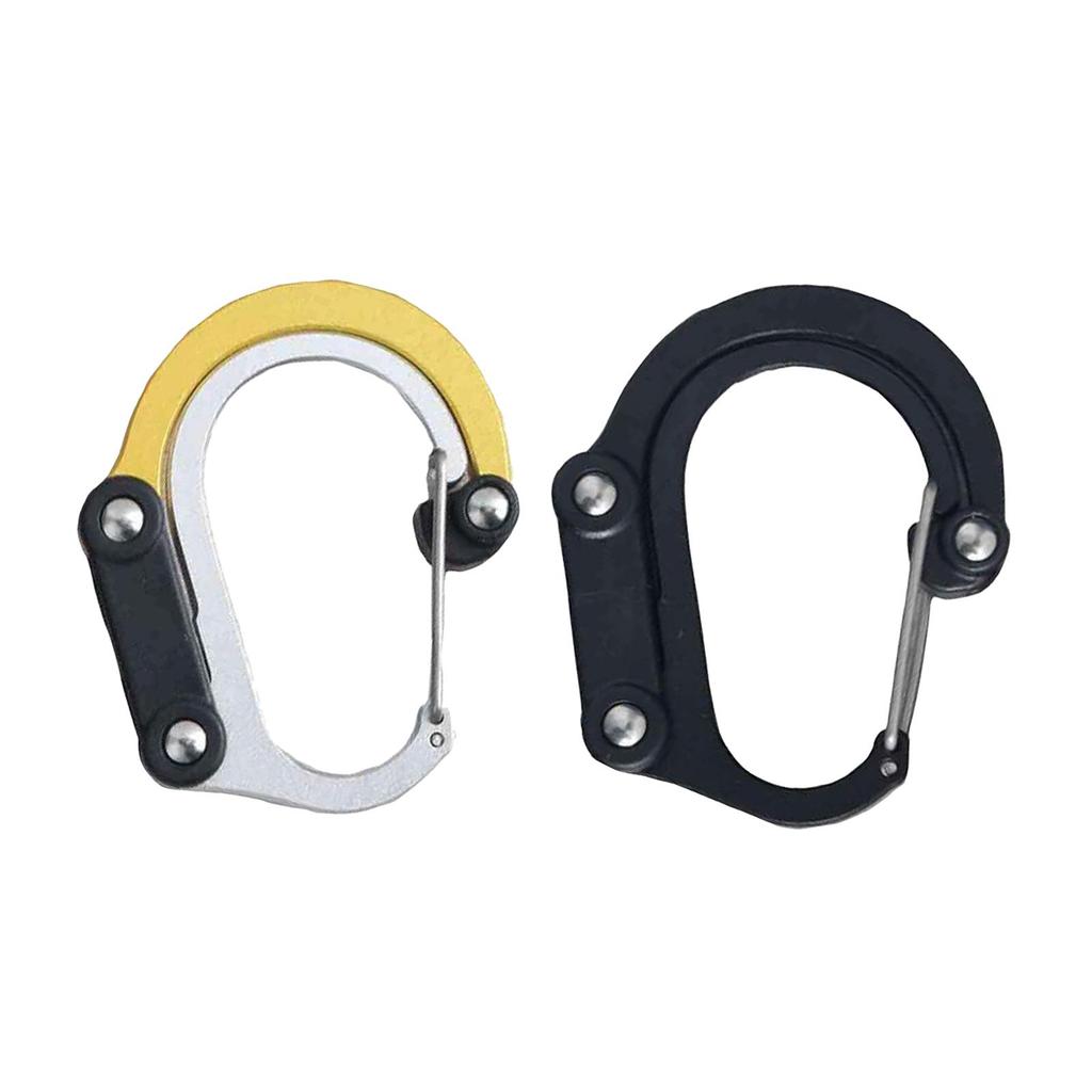 Deluxe Carabiner Clip and Hook for Travel Camping Backpack Handbag Bag