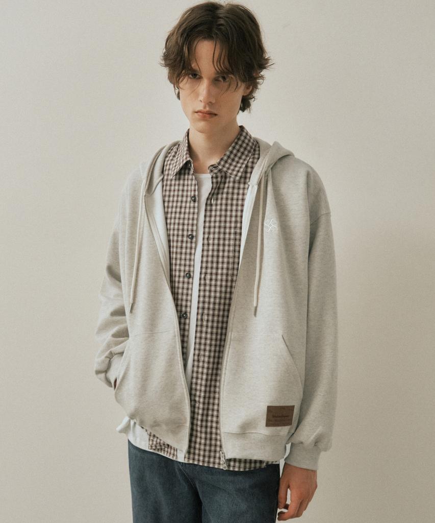 Wednesday Oasis Four Seasons Signature Two-Way Hooded Zip-Up_Oatmeal(W25-Ot11)