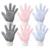 JP Number Dust Removal Microfiber Cleaning Gloves for Window Air Conditioning Set of Blinds, Cleaning, (Free Size, 6)