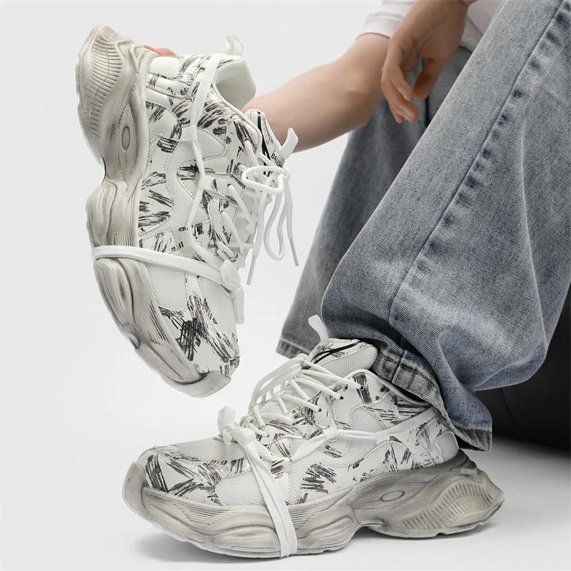 Pánské boty Tenisky Pánské tenisky Luxusní boty Pánské ležérní Trainer Race Prodyšné módní mokasíny Běžecké boty pro muže