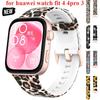 Tryckarmband för För Huawei Watch Fit 4 4pro 3 Ersättning Silikon Smartwatch Armband Armband Huawei Fit 4 Tillbehör