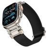 Armband für Apple Watch Serie 10 Ultra 9 8 7 SE 6 5 4 3 2 1 46mm 49mm 45mm 44mm 42mm Titanfarbenes Metallverbinder Nylon Uhrenarmband