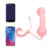 Retro Phone Handset Type C Wired Telephone Handset Handheld Receiver with Mic and Spker for Conference Call
