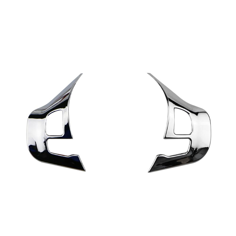 Car Steering Wheel Decoration Cover Trim Sticker Fit for Peugeot 2008 208 2014 2015 2016 2017 2018 ABS Accessories