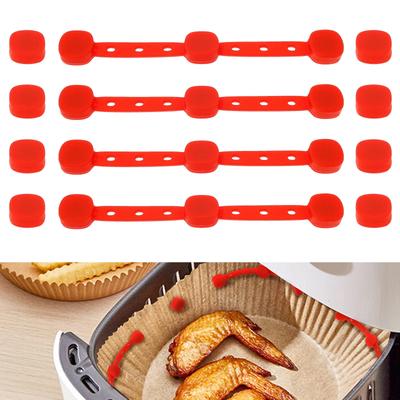 Magnety pro horkovzdušnou fritézu na pergamenový papír Silikonová magnetická spona Příslušenství pro horkovzdušnou fritézu Držák vložky Náhradní díly Zabraňte papíru