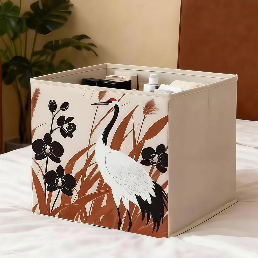 Aufbewahrungskorb aus geflochtenem Imitationsrattan für Spielzeug, Kleidung und Haushaltsgegenstände