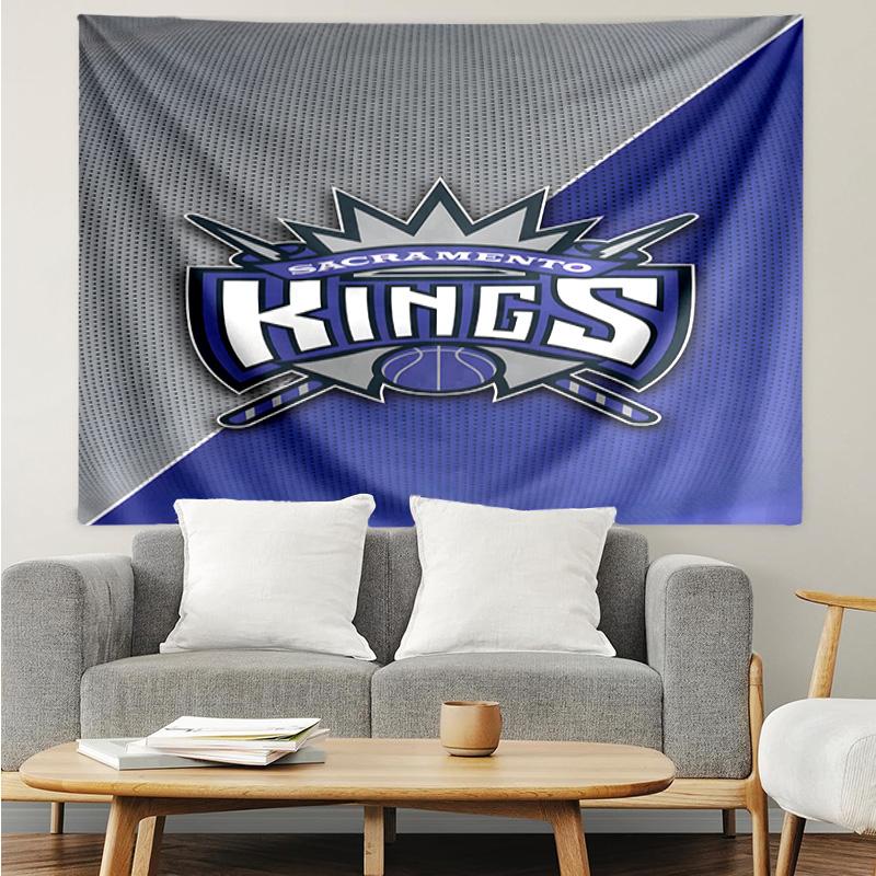 Sacramento Basketball Logo Quick-Dry Tapestry Hanging for Bedroom,Livingroom, Playroom,Decor Art Room Wall Tapestry Holiday and Birthday Gifts