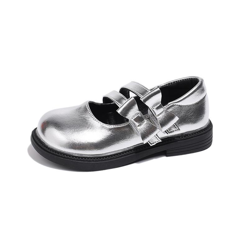 New Spring and Autumn  Performance Bow   Leather Shoes