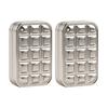 1/2Pcs Metal Fidget Slider Portable Stress Anxiety Relief Textured Slider Kids Teens Adults Magnetic Fingertip Slider Pocket EDC Slider Sensory Toy