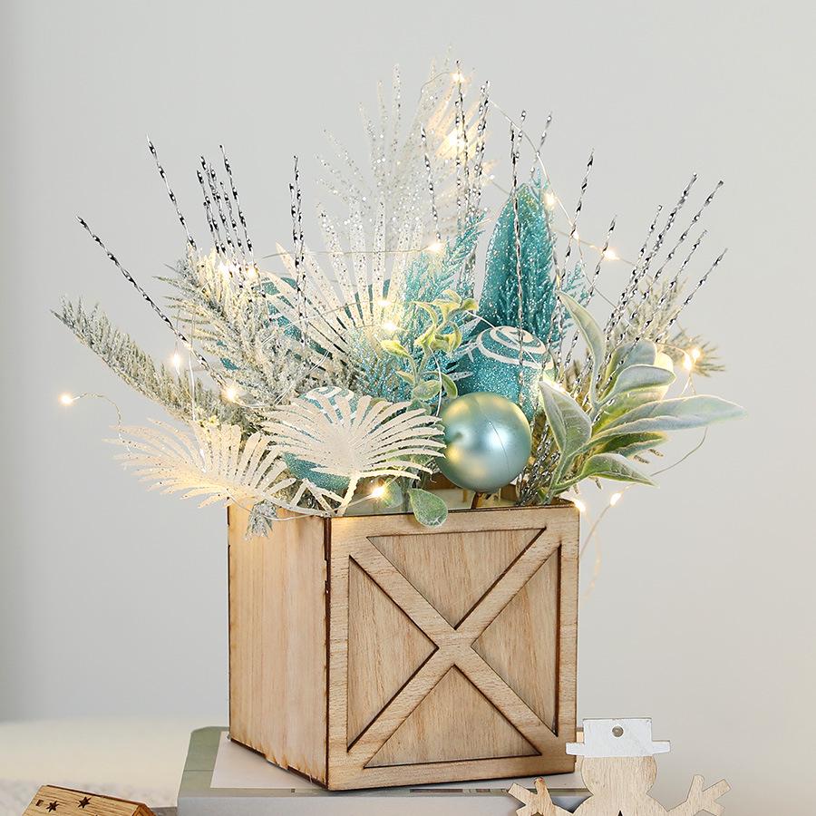 Luminous Mini Christmas Tree Set - Desktop Decoration and Gift