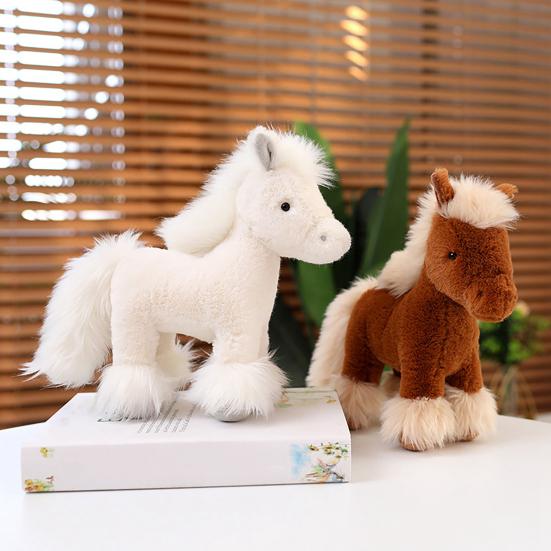 Horse Doll Plush Stuffed Animal Plushie Mini Horse Doll with Fluffy