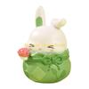 F26C MidAutumn Festival Mini Resins Bunnies, Animal Figures for Home and Garden