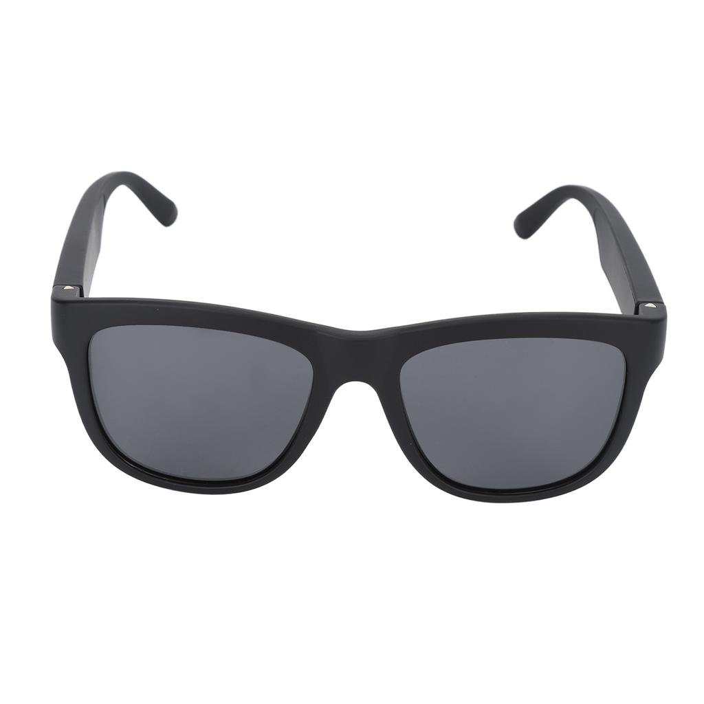 Audio Sunglasses Built in Microphone Speaker Touch Voice Control USB Charging Black Smart BT Glasses