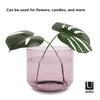 Umbra Layla Large Candle and Trinket 15 x 15 x 13 Perfect for Living Rooms and Entryways Vase, Holder, Box, Purple, 21017415495, cm,