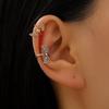 Retro Gothic Skull & Spider Ear Bone Clip - No Piercing Needed