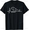 Labrador Heartbeat Dog Breed Dog Lover Dog Gift T-Shirt for Men Women Funny Shirt Couple Harajuku Camisas Streetwear