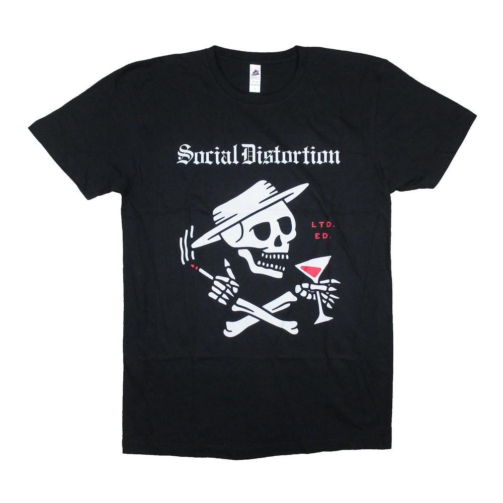 Men's Social Distortion Skelly Ltd T-shirt  Black