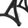 Modified Harley XL883 1200 Motorcycle Round Tube with Rear Backrest, Rear Arch, and Tail Rack (2004-2020)
