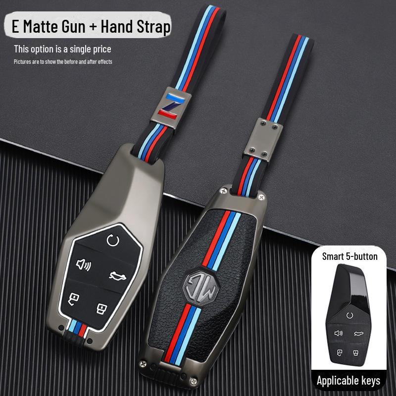 MG ONE 2022 Advanced Car Key Cover: Metal Shell Buckle for Men & Women Decor.
