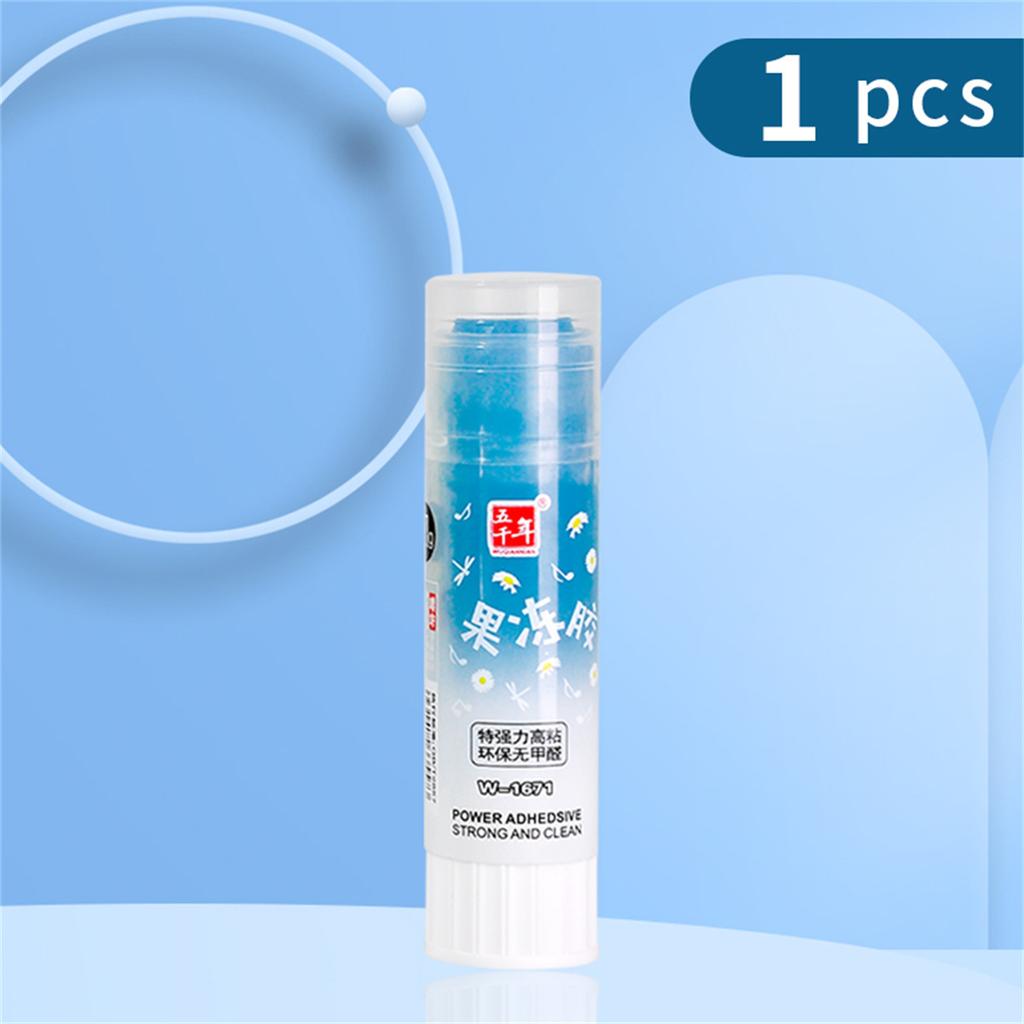 9g Wqn Jelly Color Solid Glue Stick School Office Supply Acr Adhesive Child Student Bonding Paper Crafts Tool Stationery Gift