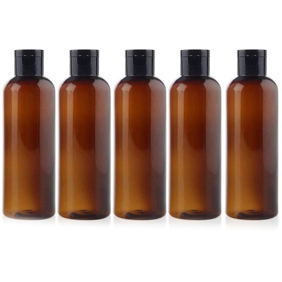 5Pcs Travel Lotion Dispenser Leak-proof Portable Lotion Container Refillable Plastic Empty Bottle for Cosmetic Lotion Essential Oil Facial