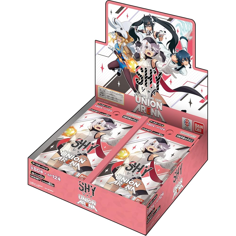 BANDAI UNION ARENA Booster Pack SHY UA24BT Box of 16 Packs