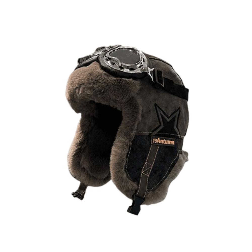 

Thickened Warm Russian Style Winter Hat Winter Season Winter Ski Hat Running Style 3